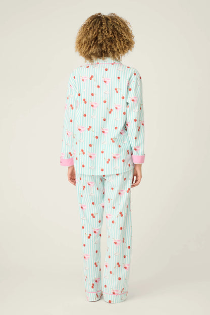PJ Salvage Ma Cherie Cotton Flannel PJ Set