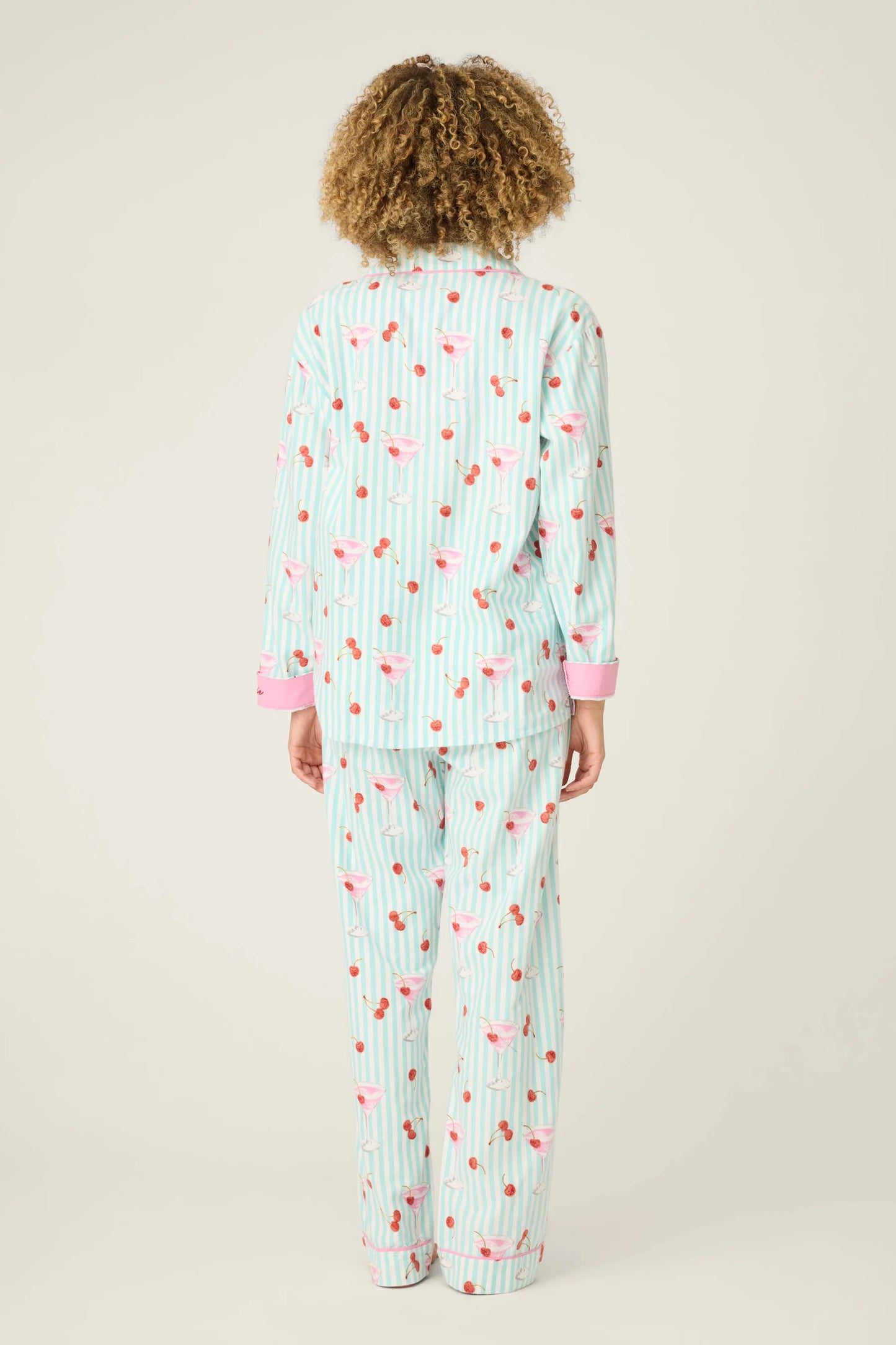 PJ Salvage Ma Cherie Cotton Flannel PJ Set