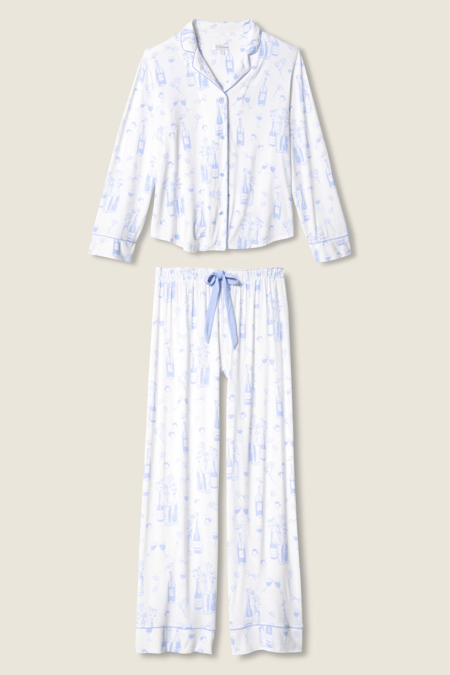 PJ Salvage Parisian Dreams Whimsical Print PJ Set