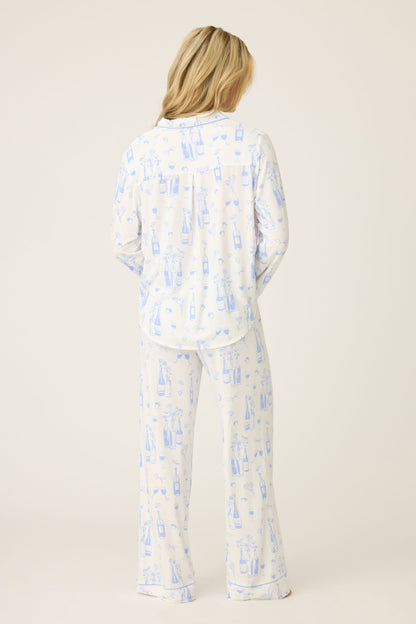 PJ Salvage Parisian Dreams Whimsical Print PJ Set