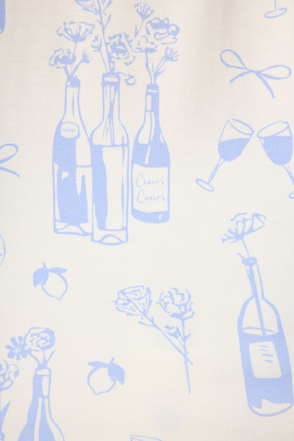 PJ Salvage Parisian Dreams Whimsical Print PJ Set