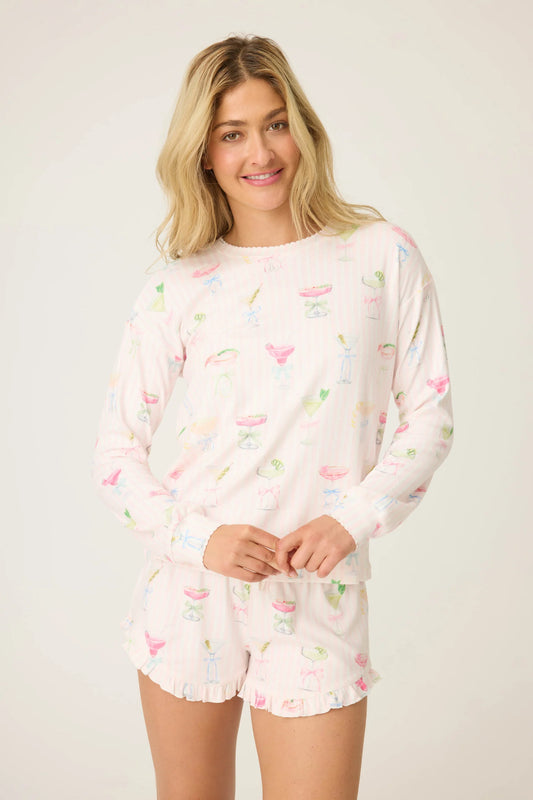 PJ Salvage Pretty Punch Long Sleeve Top
