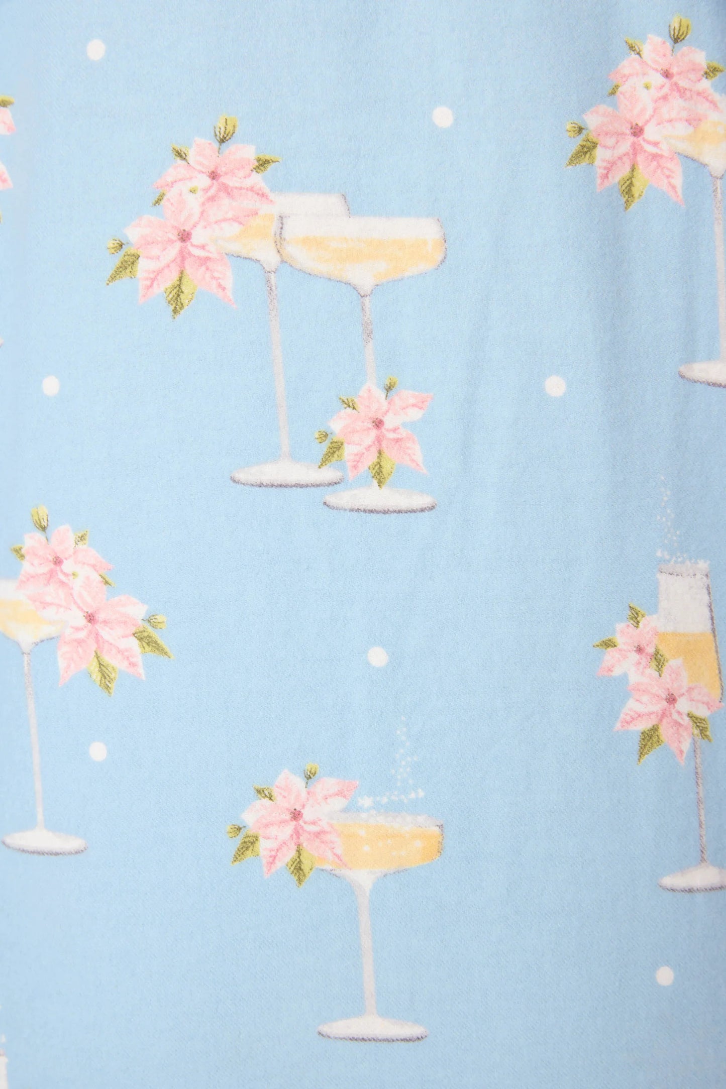 PJ Salvage Fizz the Season Flannel Pajama Set