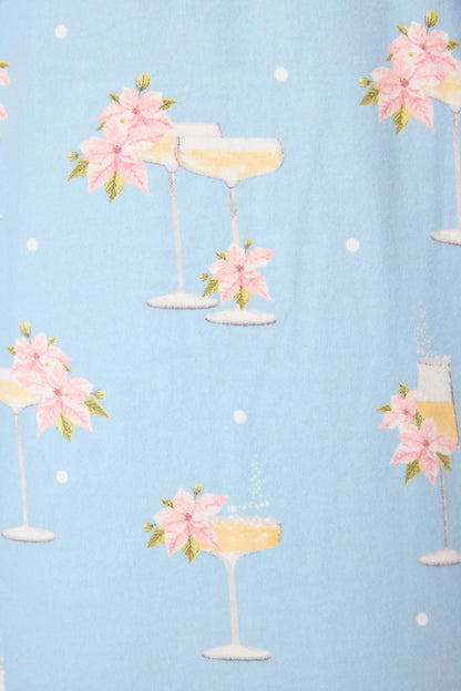 PJ Salvage Fizz the Season Flannel Pajama Set