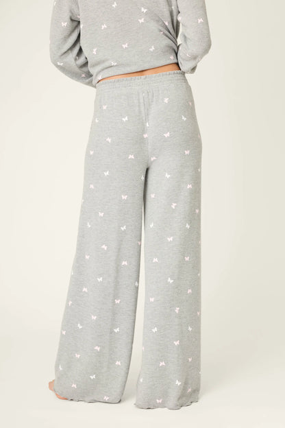 PJ Salvage Peachy Mix & Match Butterfly Blossoms Long Pants