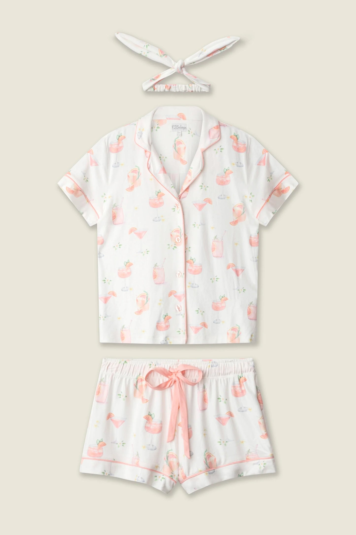 PJ Salvage Paloma Mama Sweet Sips 3-Piece PJ Set