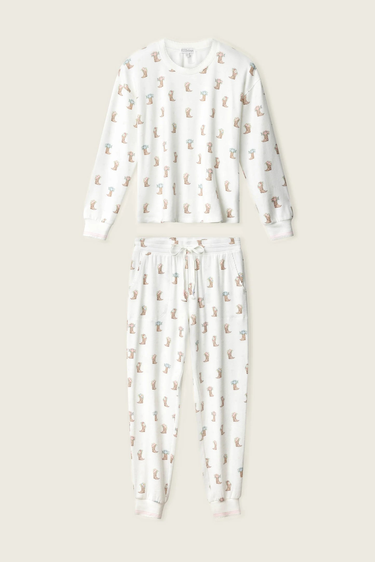 PJ Salvage Western Blooms Pajama Set