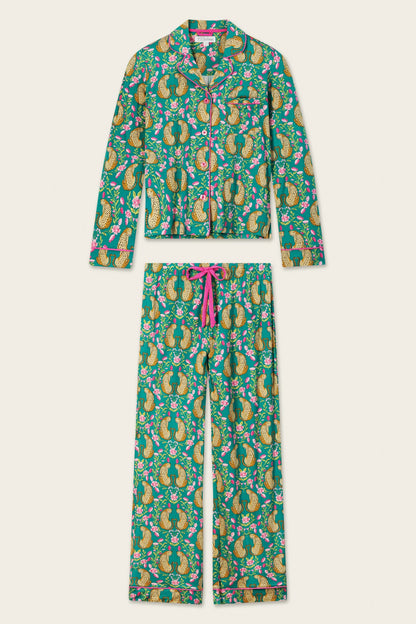 PJ Salvage Cheetah Bonita Dreams Cheetah Print Long Sleeve PJ Set