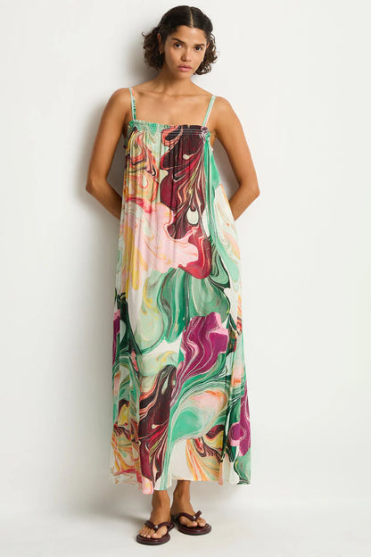 Sea Level Abyss Maxi Bandeau Dress
