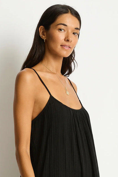 Sea Level Sunset Tie Back Cotton Sun Dress