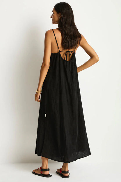 Sea Level Sunset Tie Back Cotton Sun Dress