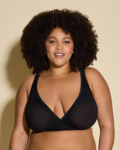 Soiré Confidence mesh underwired soft-cup bra