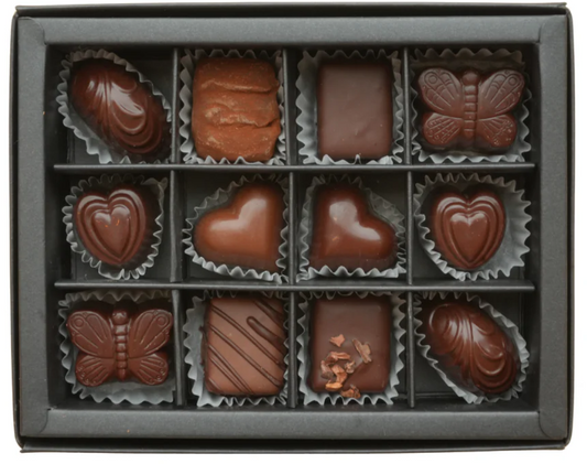 Nelson Chocofellar Assorted Box of 12 Chocolates 150g