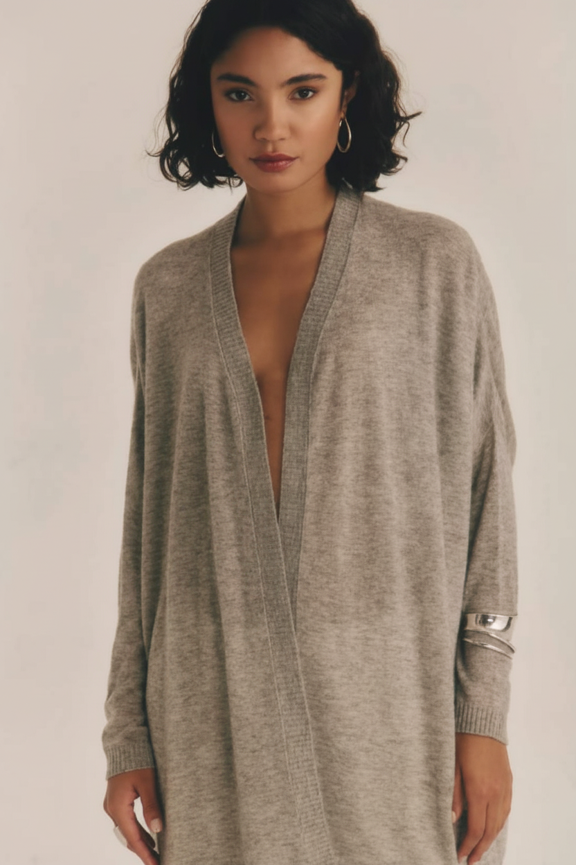 Oscalito Open Front Loose Fit Cardigan