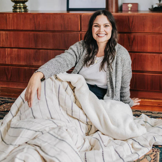 Pokoloko Fleece Lined Throw