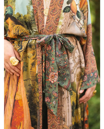 Market Of Stars Secret Garden Duster Kimono Robe