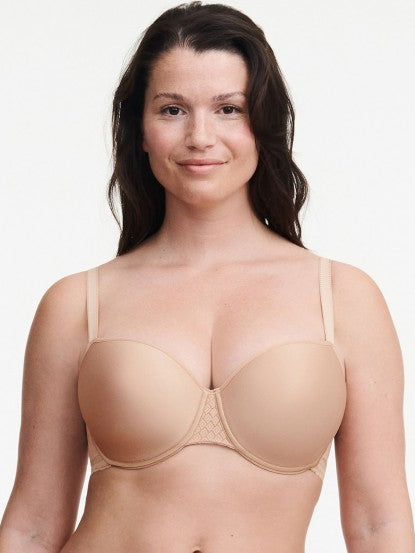 Chantelle Lucie Lace Comfort Smooth Custom Fit Demi T Shirt Bra