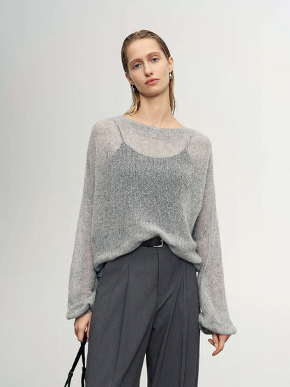 Meilleur Moment Cashmere Silk Pull Over Sweater
