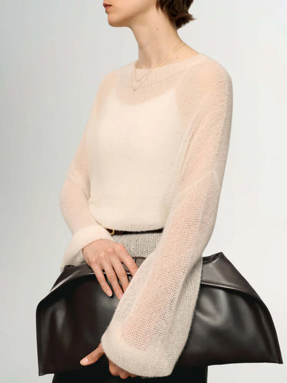 Meilleur Moment Cashmere Silk Pull Over Sweater