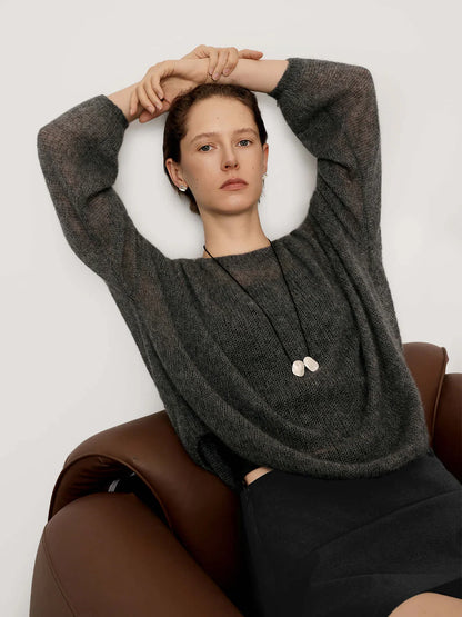 Meilleur Moment Cashmere Silk Pull Over Sweater