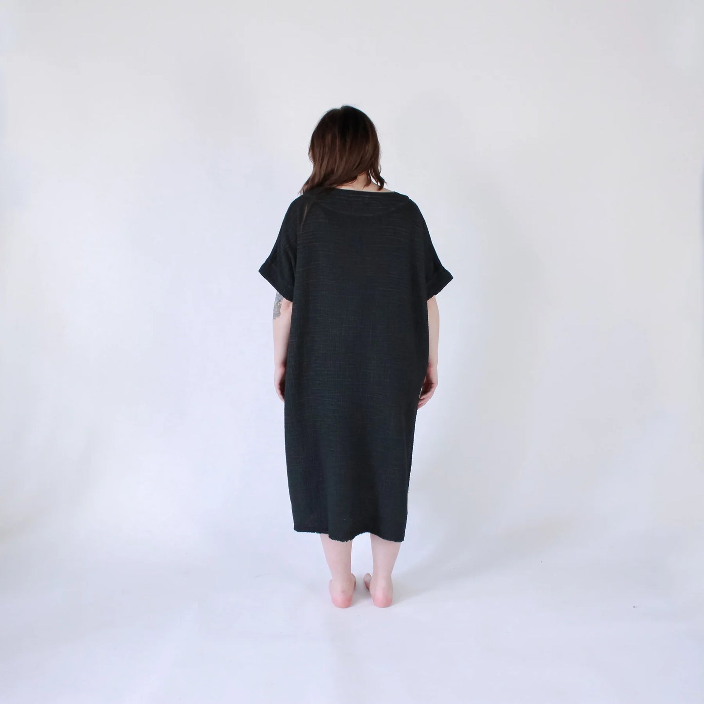 Pokoloko Crinkle Cotton Balloon Dress