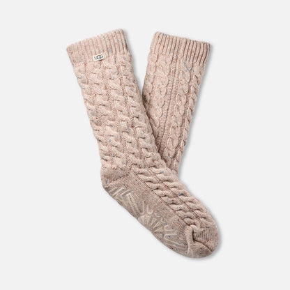 UGG Elowyn Cable Knit Fleece Lined Socks