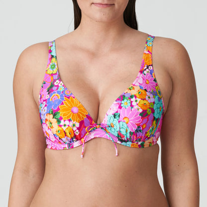 PrimaDonna Swim Najac Half Padded Plunge Bikini Top
