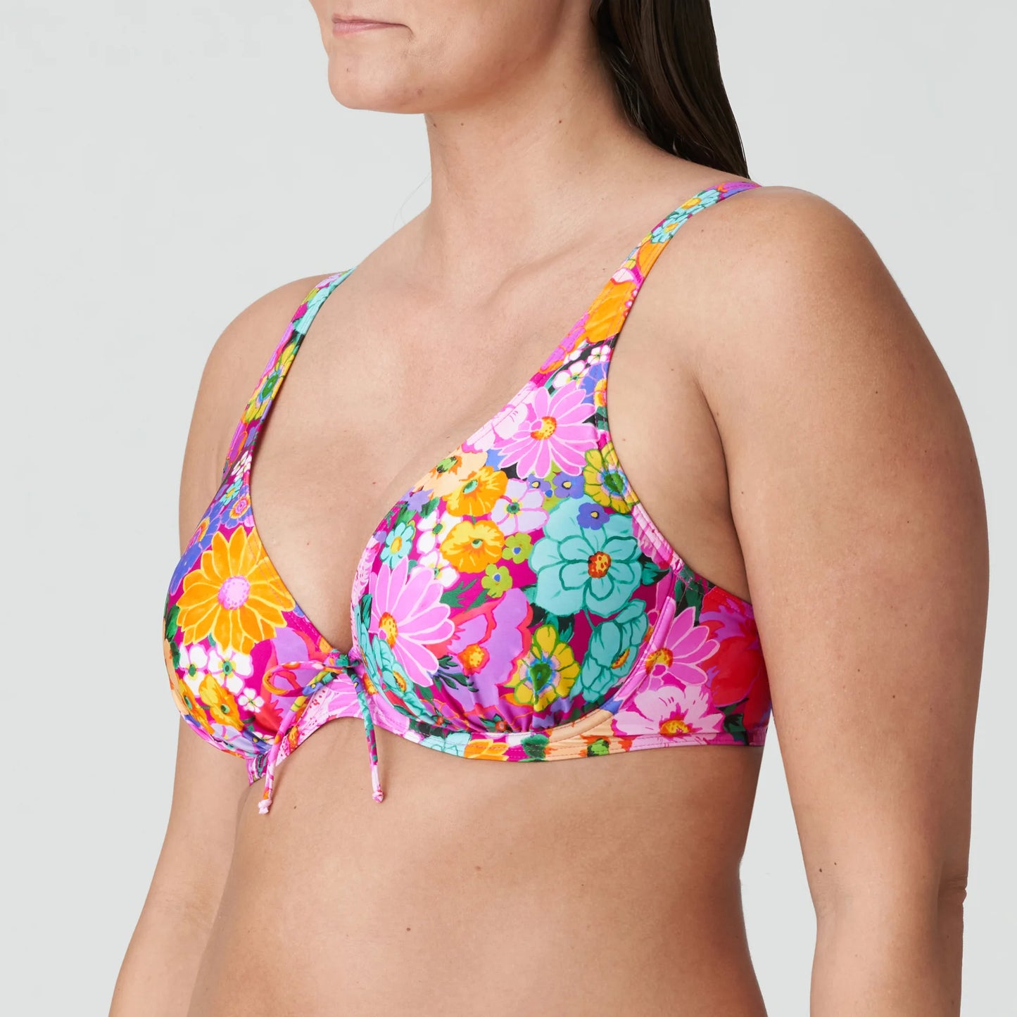 PrimaDonna Swim Najac Half Padded Plunge Bikini Top