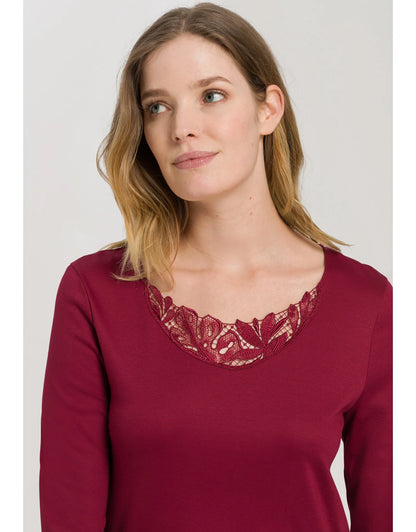 Hanro Zelda Long Sleeve Gown