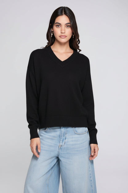 Oscalito Pure Carded Wool V Neck Pullover