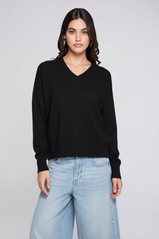 Oscalito Pure Carded Wool V Neck Pullover
