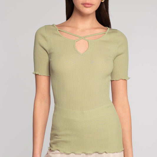 Oscalito Adige Lisle Thread Cotton T-shirt