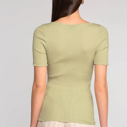 Oscalito Adige Lisle Thread Cotton T-shirt