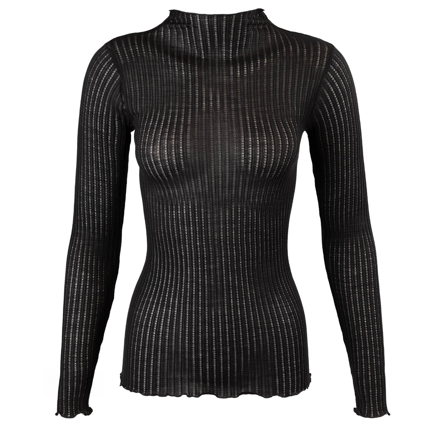 Oscalito Wool and Silk Funnelneck