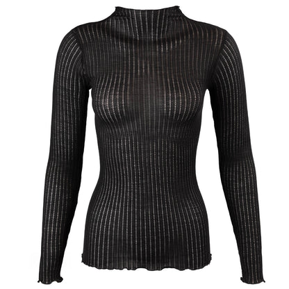 Oscalito Wool and Silk Funnelneck