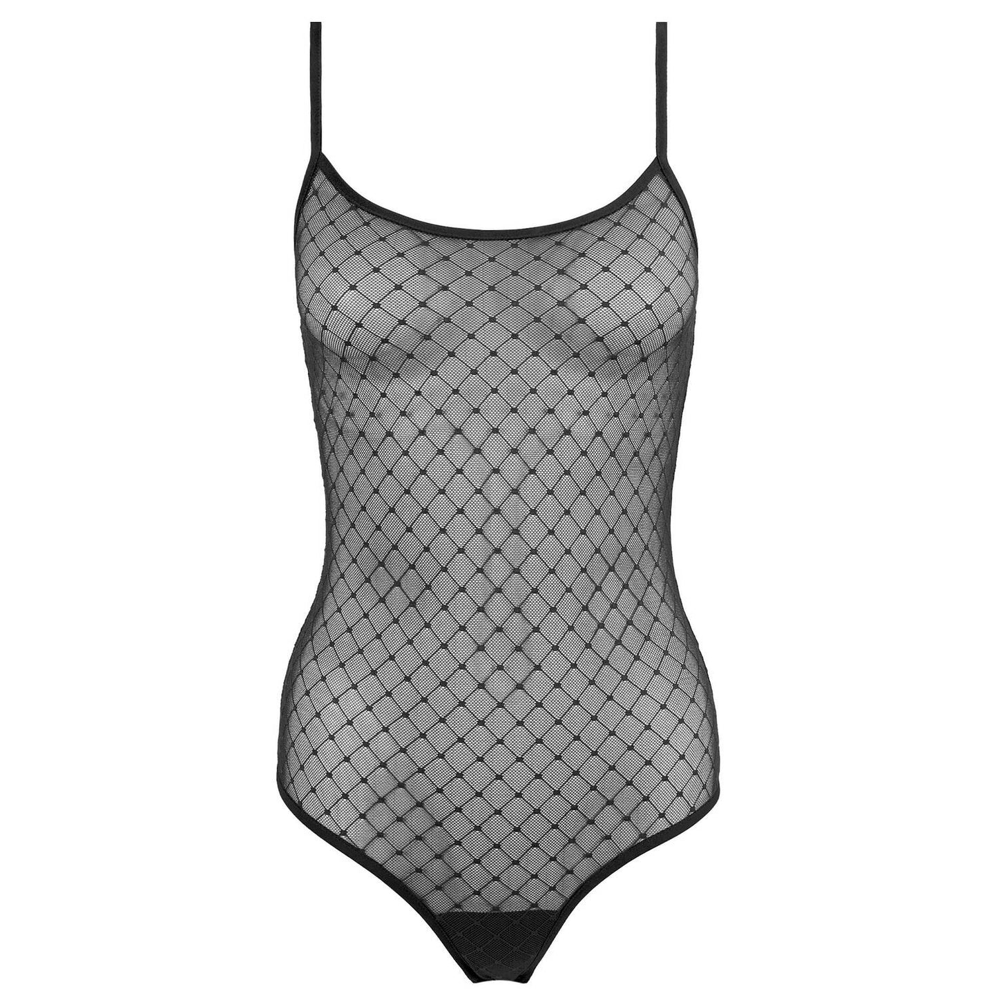 Oscalito Linosa Sheer Jacquard Bodysuit