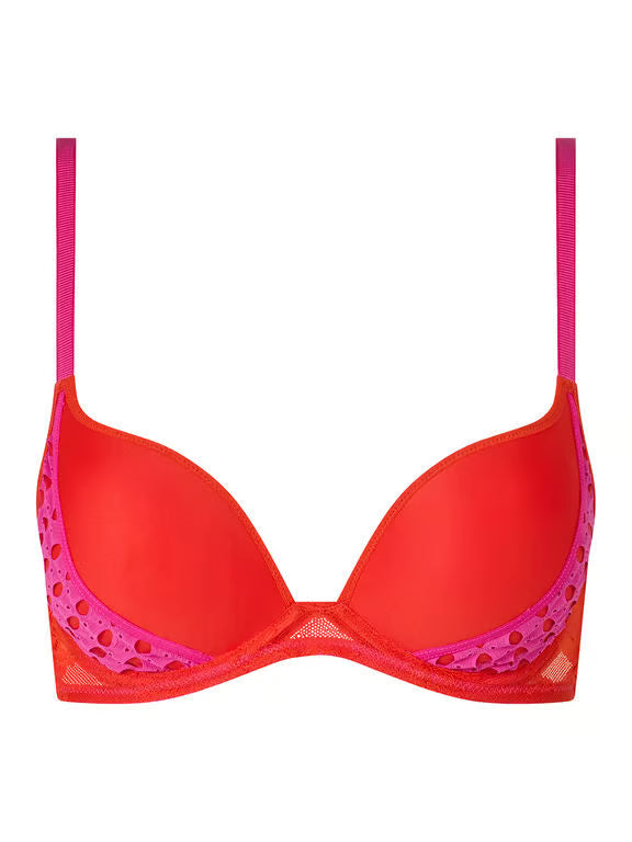 Chantelle Pulp Poison Padded Plunge Push Up Bra – Esprit De La Femme ...
