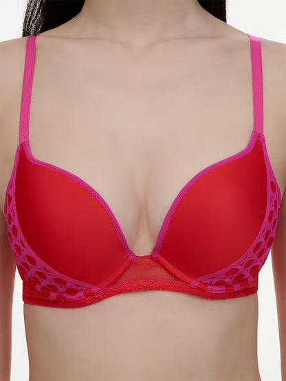 Chantelle Pulp Poison Padded Plunge Push Up Bra