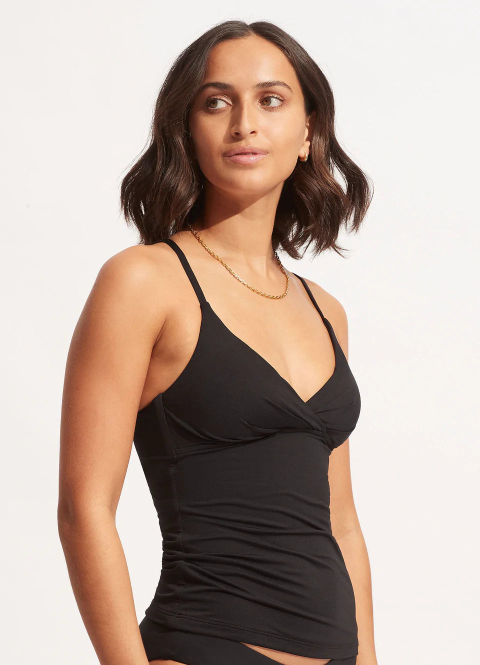 Seafolly Collective Wrap Front Tankini Top