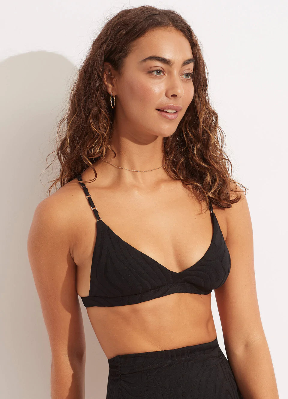 Seafolly Second Wave Fixed Tri Swim Top
