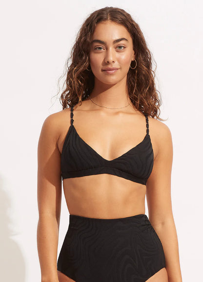 Seafolly Second Wave Fixed Tri Swim Top
