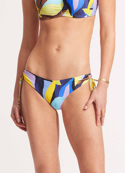 Seafolly Tropfest Loop Tie Side Bikini Bottom