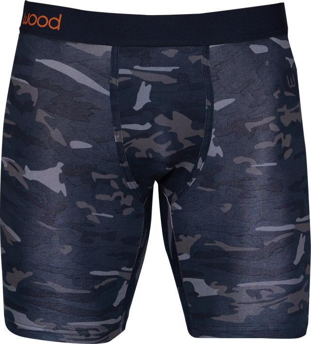 WOOD Long Leg Biker Boxer Brief