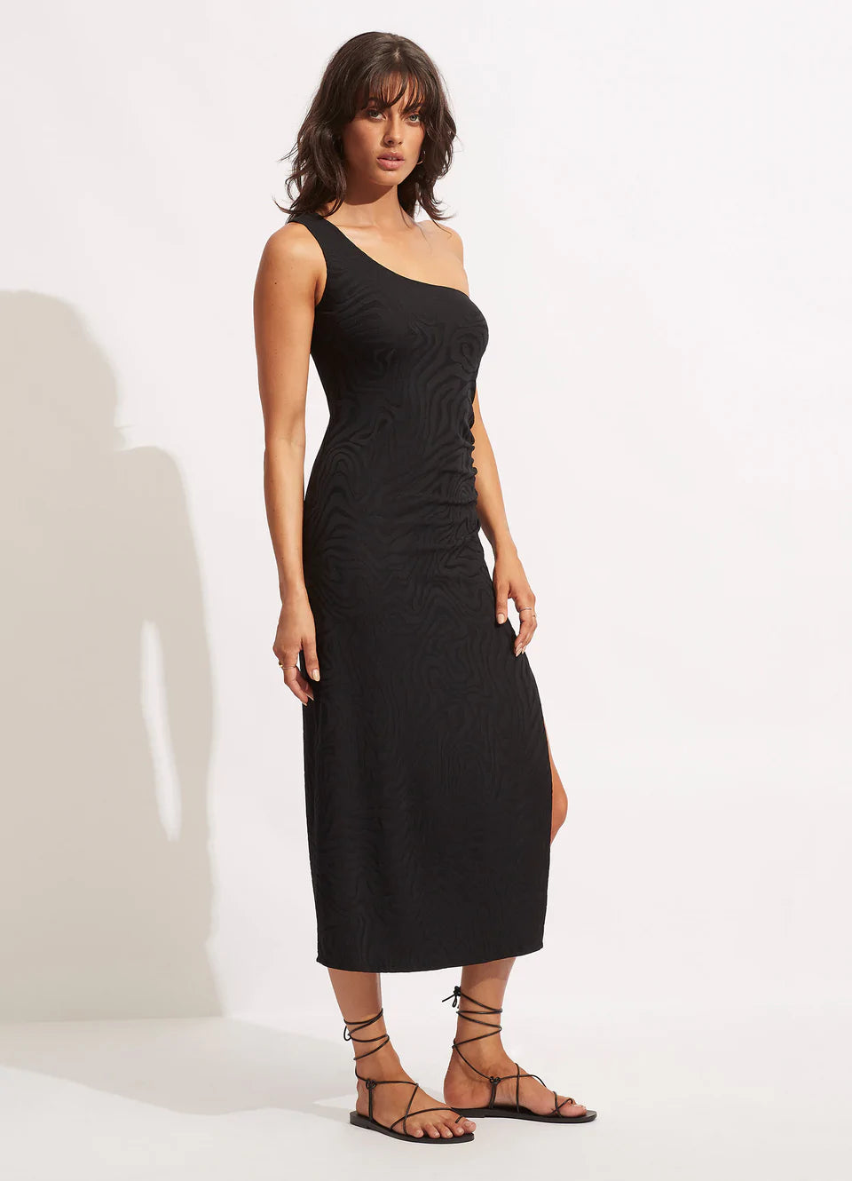 Seafolly Second Wave One Shoulder Midi Dress