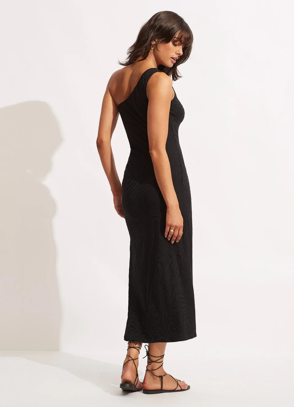 Seafolly Second Wave One Shoulder Midi Dress