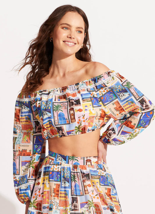 Seafolly On Vacation Crop Top