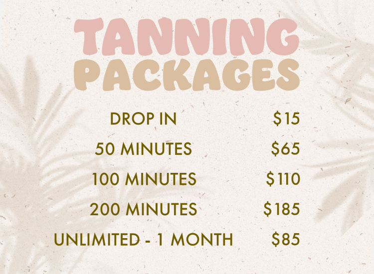 Stand Up Tanning Minutes and Packages