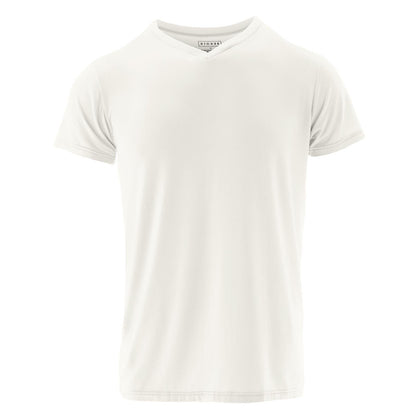 Kickee Men's Solid Short Sleeve V-Neck Tee