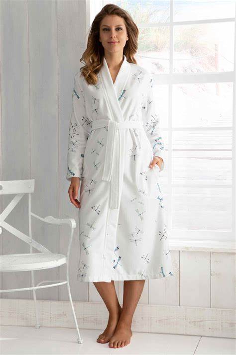 Morgenstern Libelle Dragonfly Print Robe