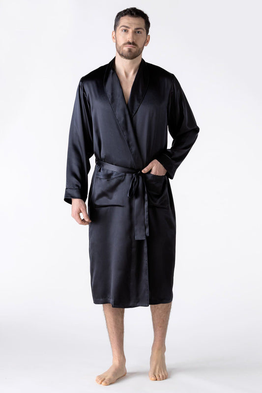 NK iMode Men's Silk Robe
